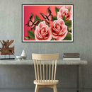 5D DIY Full Drill Diamond Painting Cross Stitch Embroidery Kit (Flower01)