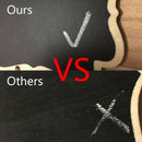 Mini Chalkboard Signs, 20 Pack Framed Small Chalkboard Labels with Easel St O6Y3