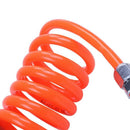 6 Meters Length 8mm x 5mm Spiral Polyurethane Air Tube Orange Hose