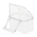 4 Pcs Automatic Bird Seed Feeder, Free Install Transparent Parrot Foraging