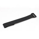 10pcs Fishing Rod Tie Strap Suspenders Fastener Hook Loop Ties Belt (Black) A