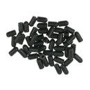 50 Pieces Rubber Buffer Beads Knot Protector for Carp Fishing Hair Rig Making