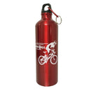 750ml Bicycle Water Bottle Aluminum Alloy Vacuum Insulation Bottle Red