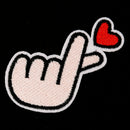 love iron on patch sewing on embroidered applique fabric badge clothes sticke 3C