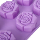 6 cavity Silicone Mold Circle Cake Chocolate Soap Mold Frozen Microwave OveSEAU