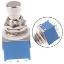 1Pc 3PDT 9-PIN Guitar Effects Stomp Switch Pedal Box Foot Metal tar Sw.AU