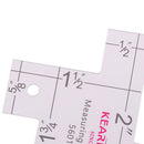 1Pc 2"Plastic Sewing Measuring Gauge Quilting Measurement for Patchwork OZ