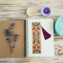 DIY Special Shaped Diamond Painting Creative Leather Tassel Bookmark Crafts