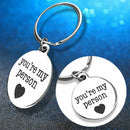 You Are My Person Keychain Letter Puzzle Key Rings Creative Key Fob Popul ALY