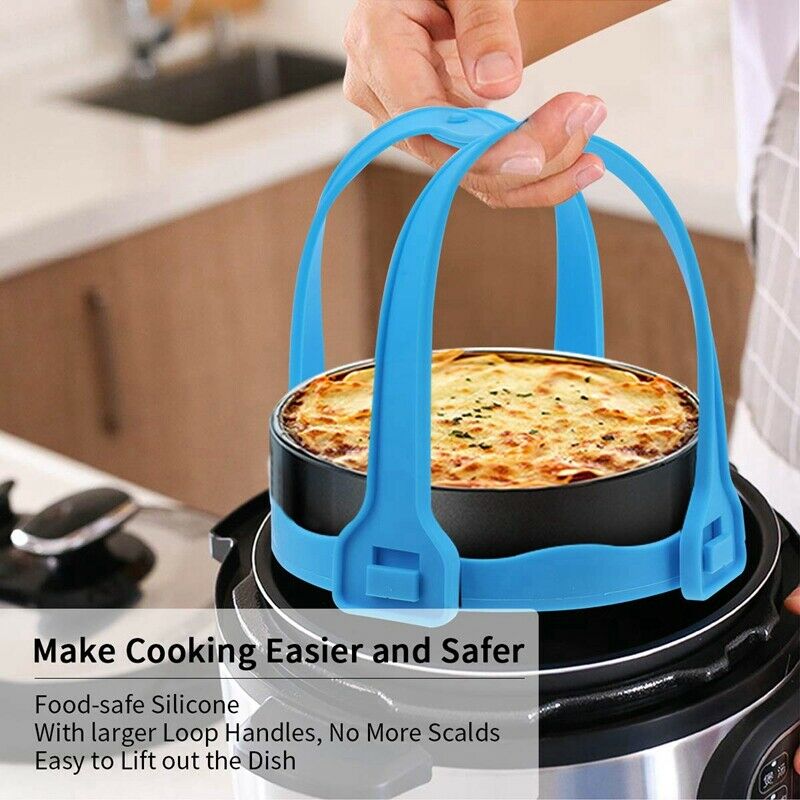 Pressure Cooker Sling Silicone Pot Accessories for Pot 6/ 8Qt, 3 In 1 Desig G1T8