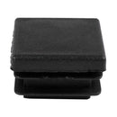 20 Pcs Plastic Square Blanking End Caps Tube Inserts 25mm x 25mm O1W5