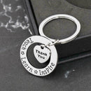 Teacher Jewelry Thank You Teachers Necklace Gifts Charm Heart Love New Pend O3L2