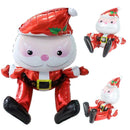 Large Santa Claus Aluminum Foil Balloon Christmas  Decoration Merry Xmas MO