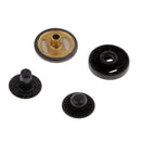 60 Sets Snap Buttons Popper Press Fasteners for Bags Jacket - White + Black