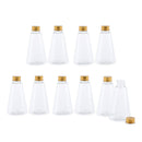 10x 90ml Plastic Clear Bottle Travel Lotion Liquid Shampoo Makeup Container