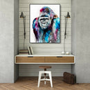 Painting By Numbers Kit DIY Chimpanzee Hand Painted Canvas Oil Art Picture