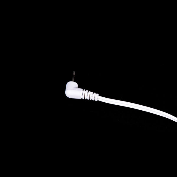 Electrode Lead Wires with 2 Ear Clips for Tens Machine Massager 2.5mm rsJCAU Gn