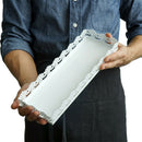 Sweetgo Rectangle Tray For Cupcake White Wedding Cake Tools For Display Dec