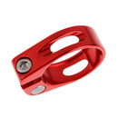 31.8mm Aluminum Alloy MTB Bike Bicycle Cycling Saddle Seat Post Clamp Red A