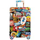 55pcs/Set Retro Fashioned Style Travel Stickers Luggage Suitcase