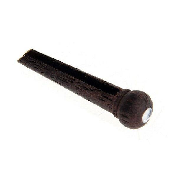 6pcs Rosewood Guitar Bridge Pins End Pin Set