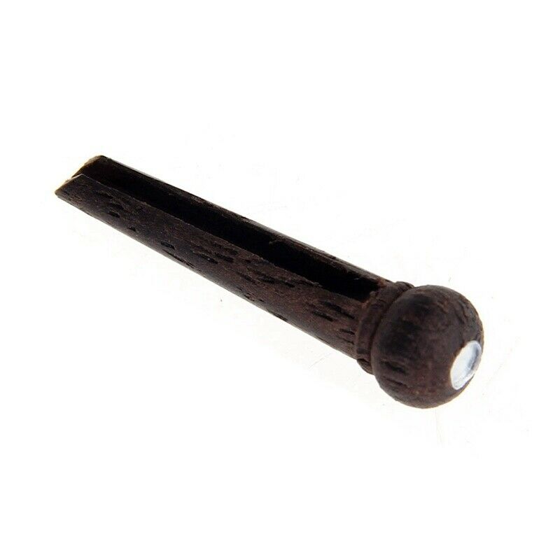 6pcs Rosewood Guitar Bridge Pins End Pin Set