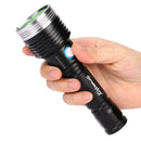 L2 LED Portable Outdoor Hiking Aluminum Alloy Flashlight USB Rechargeable