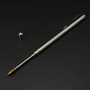 Pointer Pen Section 6 Stainless Steel Telescopic Ballpoint Pen Teacher Supply x1