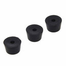 60 Pcs Universal TapeRed Black Rubber Feet Bumper Pad Washer 15mmx10mm B6P8
