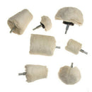Drilling And Polishing Wheel 7 Pieces Of White Polishing Mop Wheel Cone/T-S