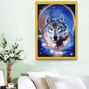 5D DIY Round Drill Diamond Painting Wolf Cross Stitch Embroidery (A) L834