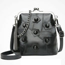 Mini Chain Sheepskin Women Shoulder Bags Solid Rivet Tassel Crossbody Bags  E1Z3