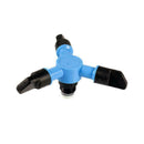 Garden Automatic Sprinklers Water 360 Degree 3 Nozzle Rotating Irrigation Y6B2