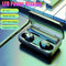 F9 TWS Bluetooth V5.0 Headphone Stereo Earphones Earbuds w/2000mAh Power Bank