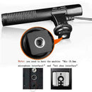 Camera Microphone MIC For Nikon Canon DSLR DV Interview Recording External E6A5