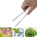 5Pcs Stainless Steel Tongs For Party Bar Clip Bread Food Ice Clamp Ice Tongs 3C