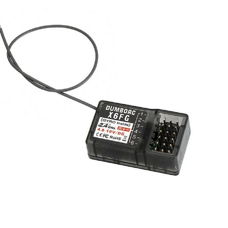 X6FG 2.4g Channel FHSS X6FG Receiver Build-in Gyro Failsafe for RC Car/Boat