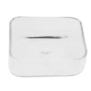 Set of 2, Aquarium Crystal Clear Acrylic Flower &Glass Square Red Shrimp Snails