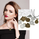 60Pcs/Set Pendant Bottom Trays Including Styles Pendant Bright Glass Caboch