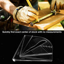 Plastic Center Finder for Square Round Octagon Measuring & Layout Tools