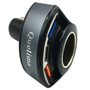 Quelima Qc30 Type-C Dual Usb Car Charger Cigarette Lighter 5V 3.1A Mobile T