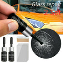 2X Automotive Glass Nano Repair Tool Fluid Car Window Glass Crack Chip Repair ^