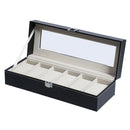 High - end watch case PU watch display box gift box transparent cover watch