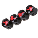 4X Car Auto Accessories Air Tire Stems Valve Wheel Caps Dust Cover Anti-theft