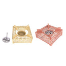 Outdoor Travel Camping Cooking Spirit Burner Alcohol Stove - Square red