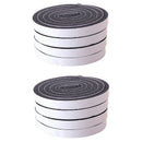 8pcs Door Window Foam Sticky Tape Strip Seal Noise Insulation Excluder Tap KXW