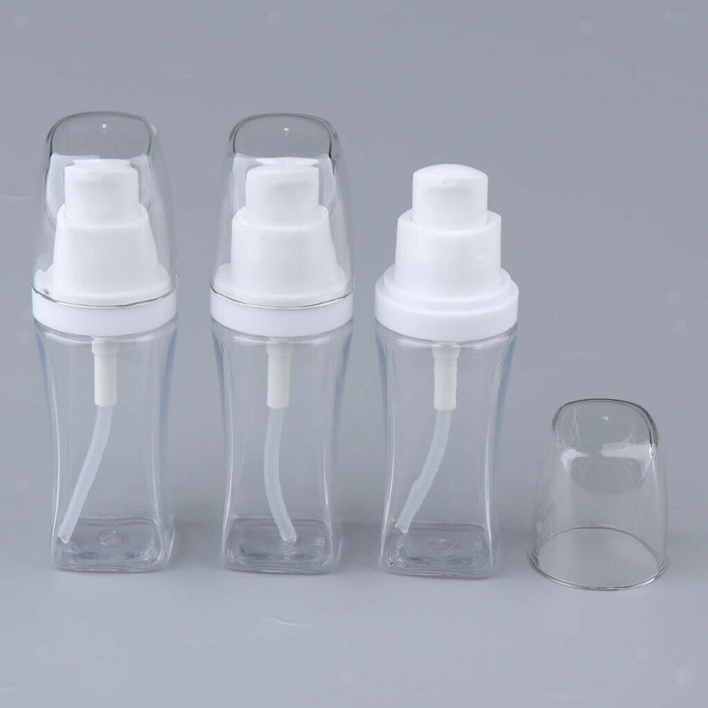 3pcs 40ml /1.35oz Pump Bottle Easy to Carry Lotion Bottles For Travel,Makeup