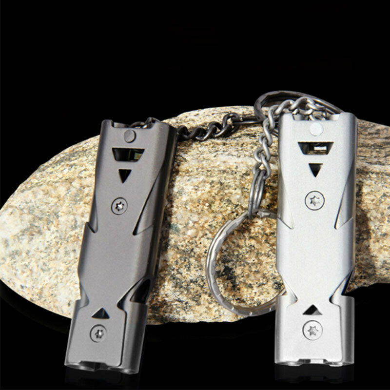 1 x 150DB Stainless Steel Whistle Lifesaving Emergency SOS Outdoor Survival LNQ