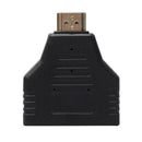 Portable 1080P HDMI Male to 2 Female 1 In 2 Out Splitter Adapter Protector