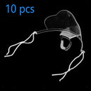 10x Mouth Shield Cooking Restaurant Waiter Protective Shield Reusable Covers